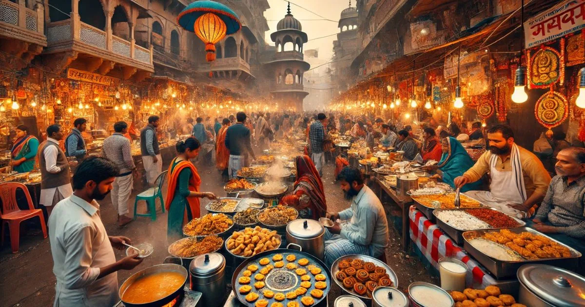 lucknow evening food