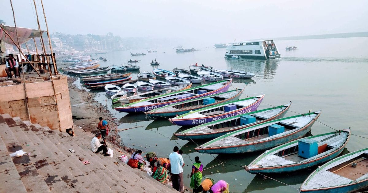 Varanasi Ghat Walking Route