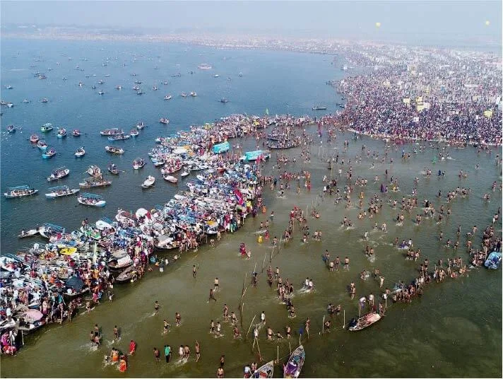 Triveni Sangam in Prayagraj: Spiritual Significance & Rituals Explained — high-quality image.