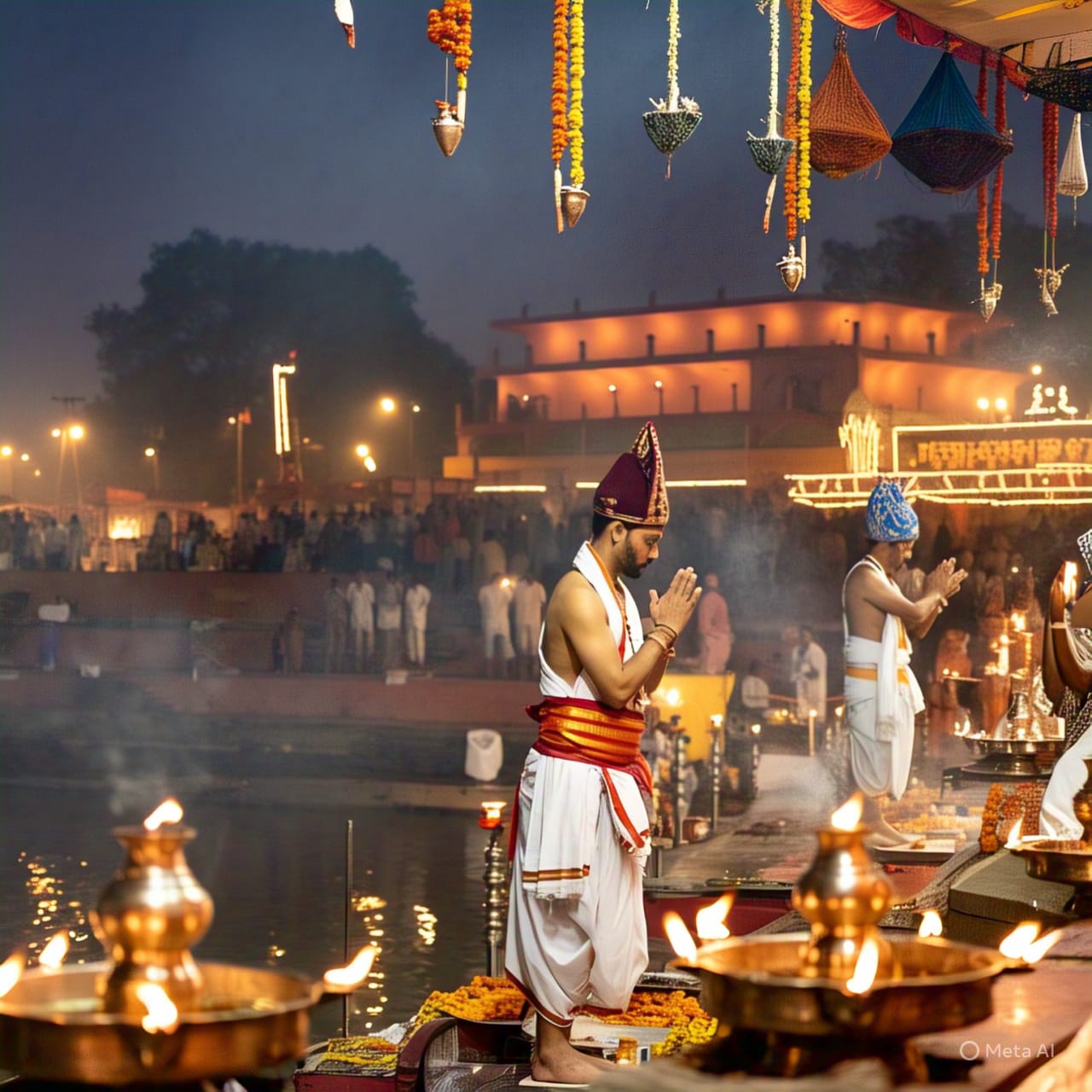 Aarti at Prayagraj Ghats
