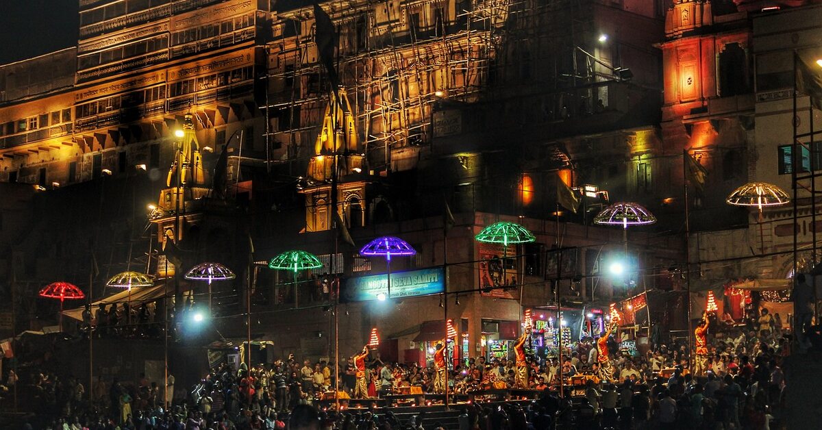 Ganga Aarti in Varanasi A Spiritual Experience from Gujarat