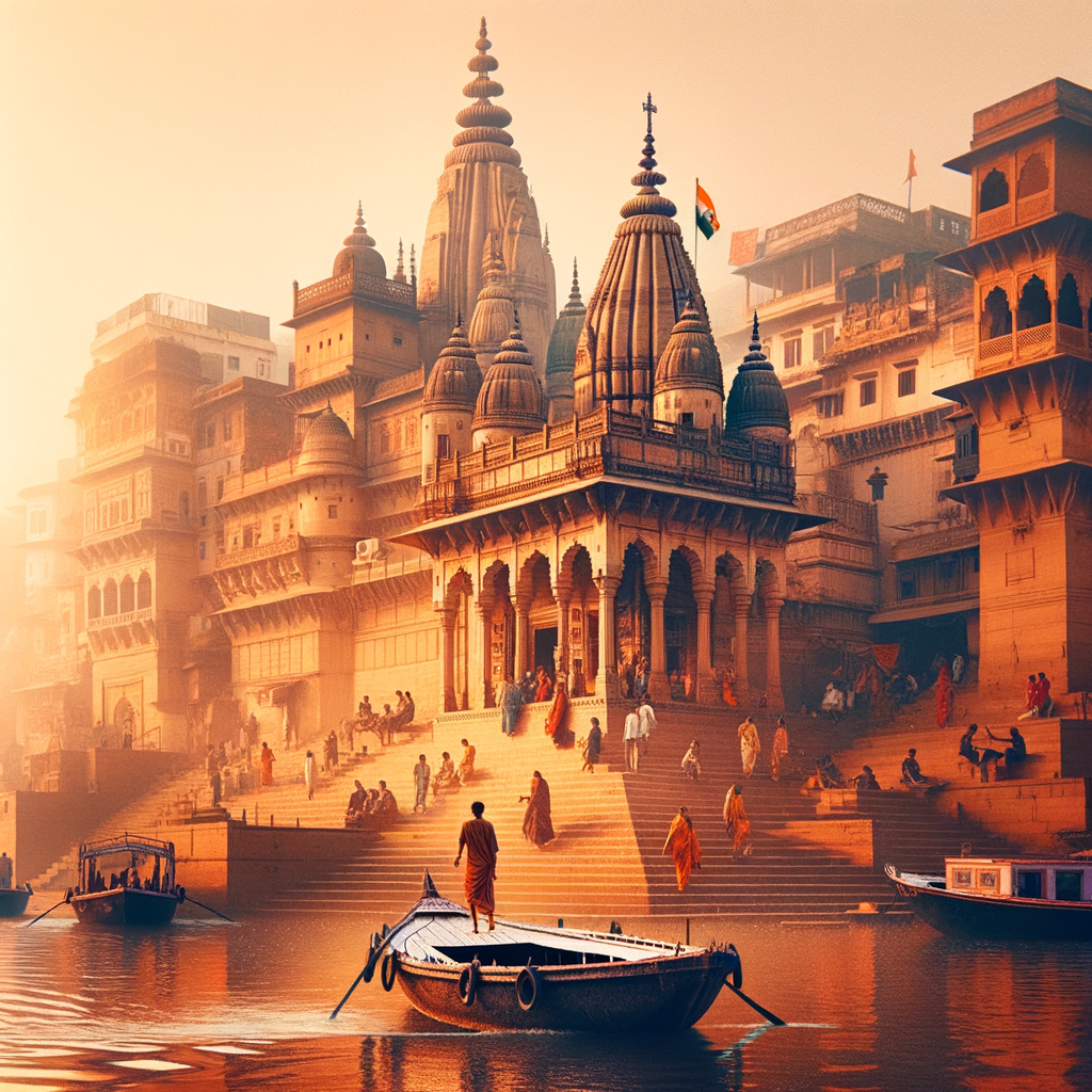 Varanasi Pilgrimage: Must-See Sacred Sites in India 1 generate a realistic travel photo in representing 1760303461