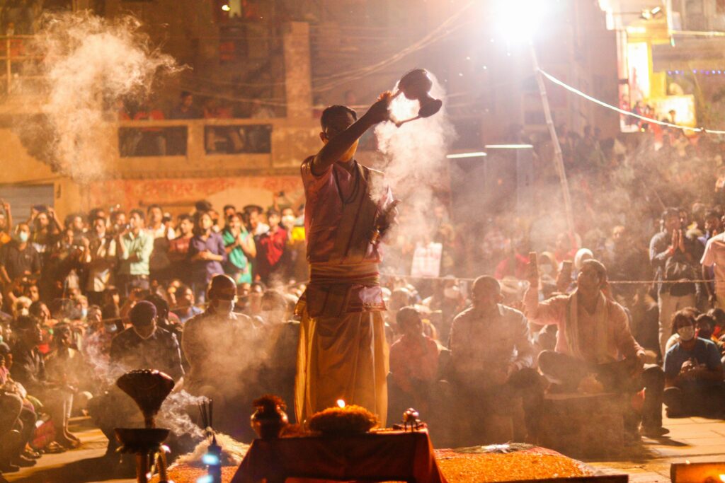 Evening Ganga Aarti Group Tour Package Varanasi
