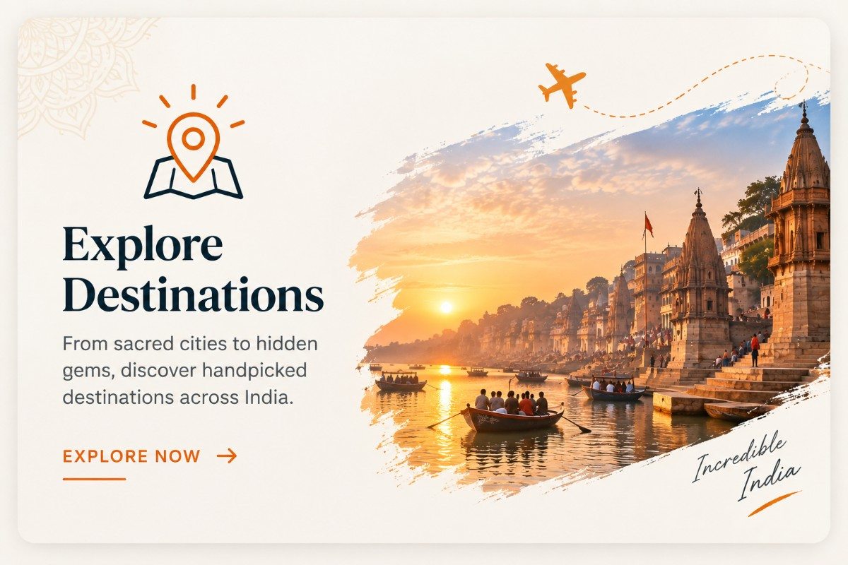 Explore a Varanasi tour package destination on the sacred Ganges River in India